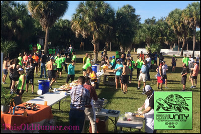 2017 Gopher Weedon Island 8K Trail Run post race party.
