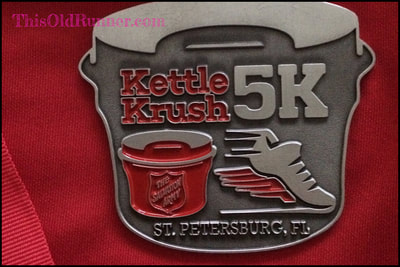 2018 Salvation Army Kettle Krush 5K medal.