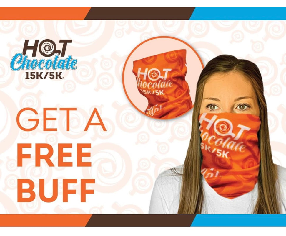Picture of FREE BUFF from Hot Chocolate 15K or 5K.