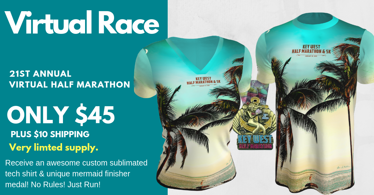 Virtual Race graphic for Key West Half Marathon