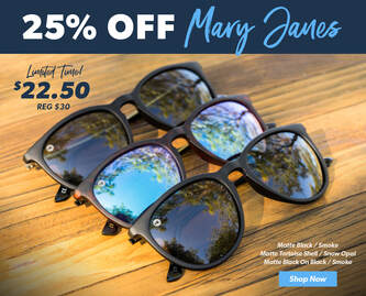 Knockaround Mary Jane frames are on sale during Labor Day Weekend.