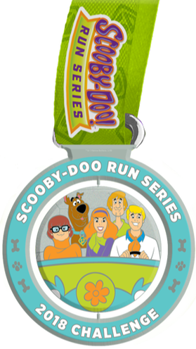 Challenge medal for the Scooby Doo Run Series.