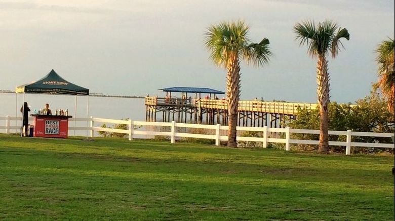 Safety Harbor Waterfront Park and pier.