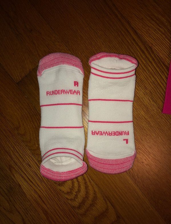 Pair of Runderwear anti-blister socks for runners.
