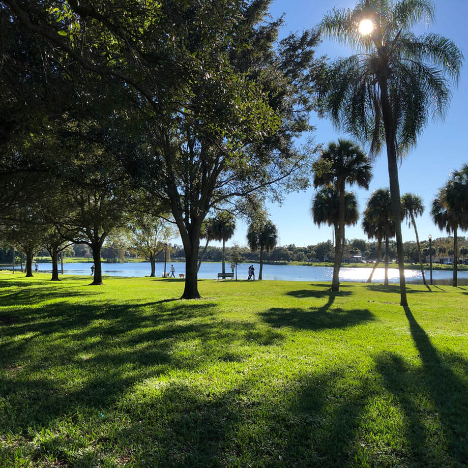 Gulfport, Florida beach park.