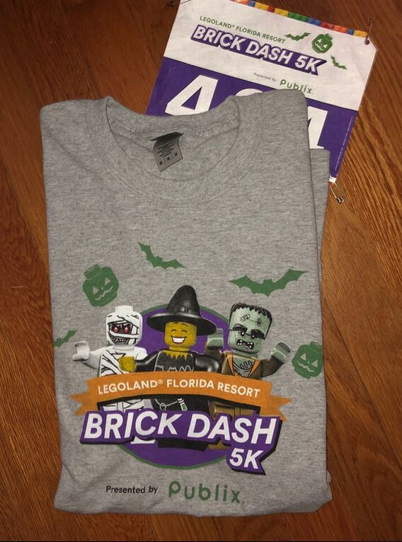 Race Shirt for the Brick Dash 5K on October 12, 2019