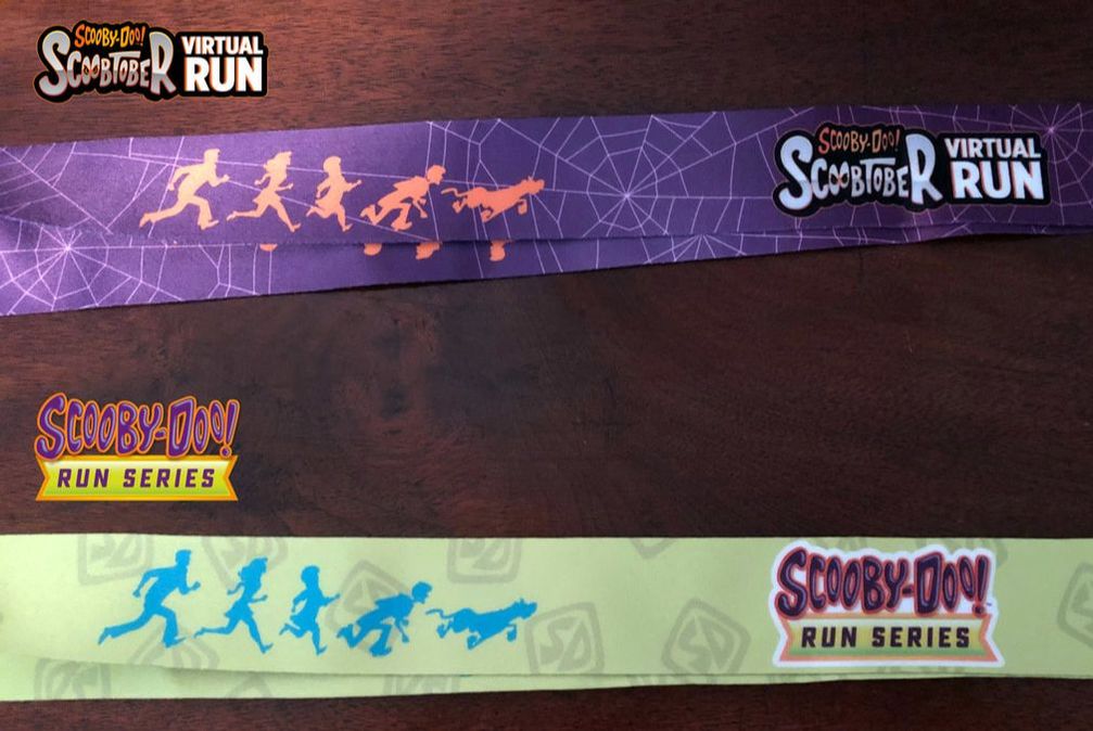 2018 Scooby Doo Virtual Race ribbons