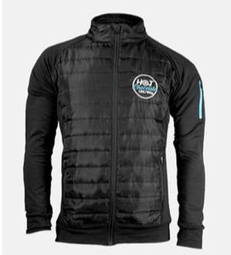 Front view of Hot Chocolate Race Jacket for 2021-22 Season