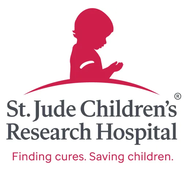 St. Jude Children's Research Hospital logo.