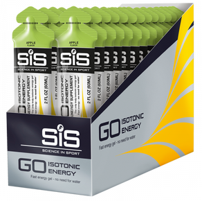 30 pouch box of isotonic gels by Science in Sport.