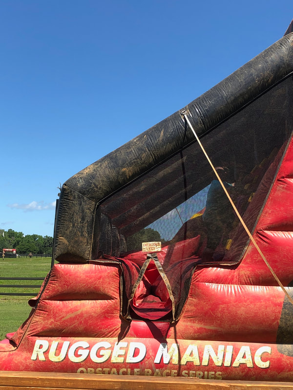 Inflatable obstacle.