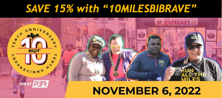 Discount code to SAVE 15% on Pittsburgh 10 miler or 10K