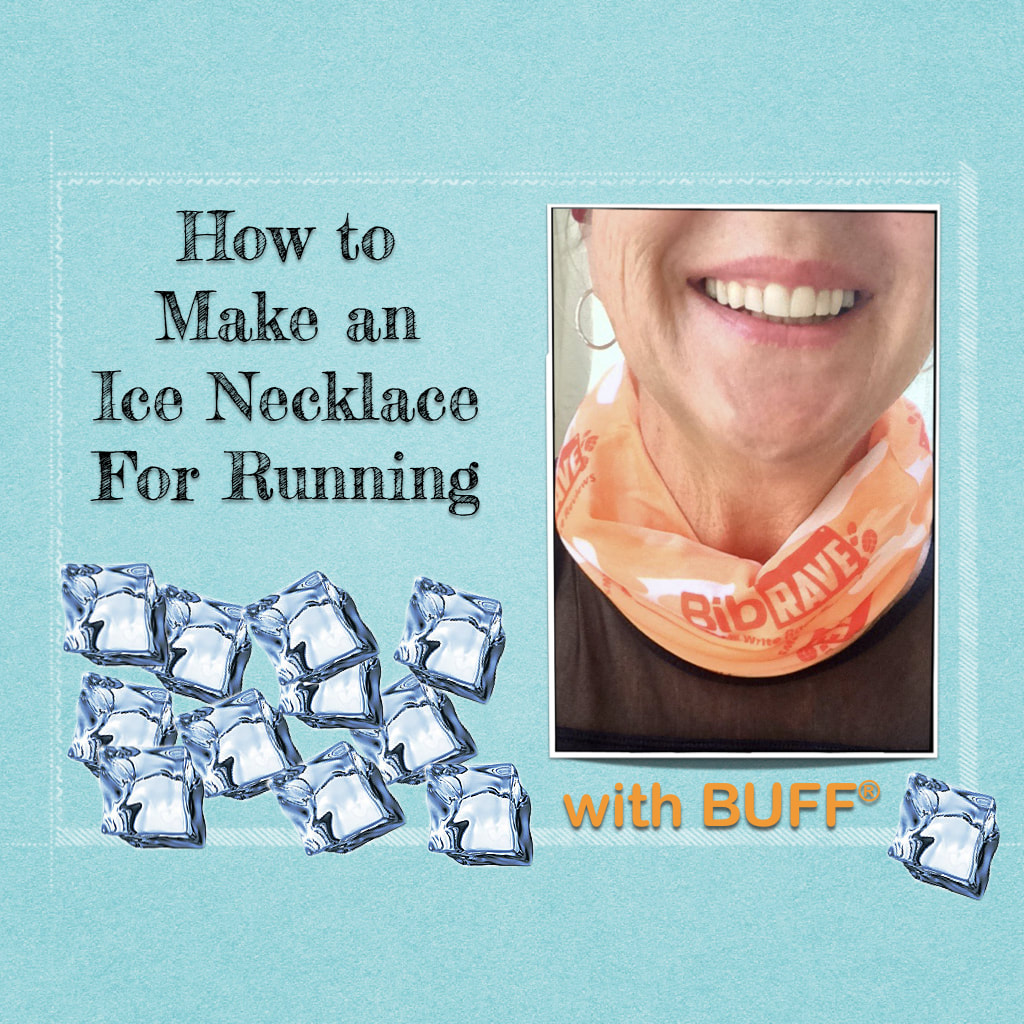 Graphic: How to make an ice necklace for running.