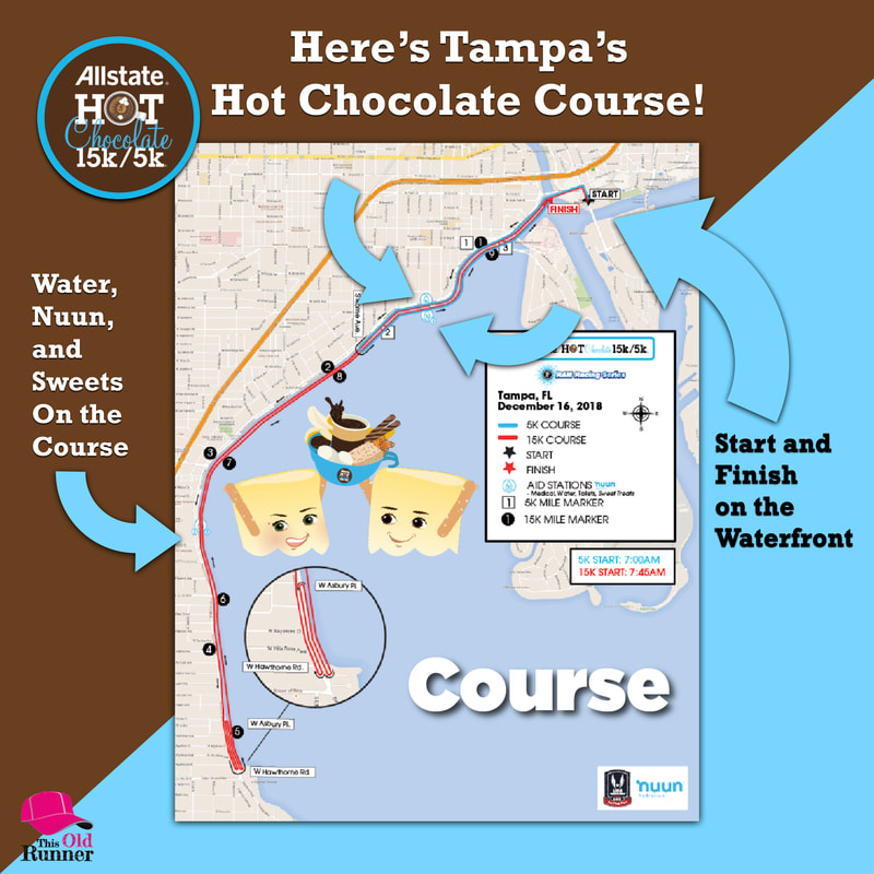 Tampa Hot Chocolate Race 2019 Course