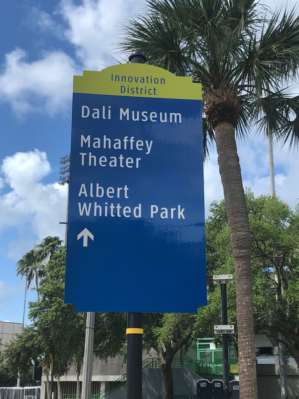 Innovation District signage in downtown St. Pete.