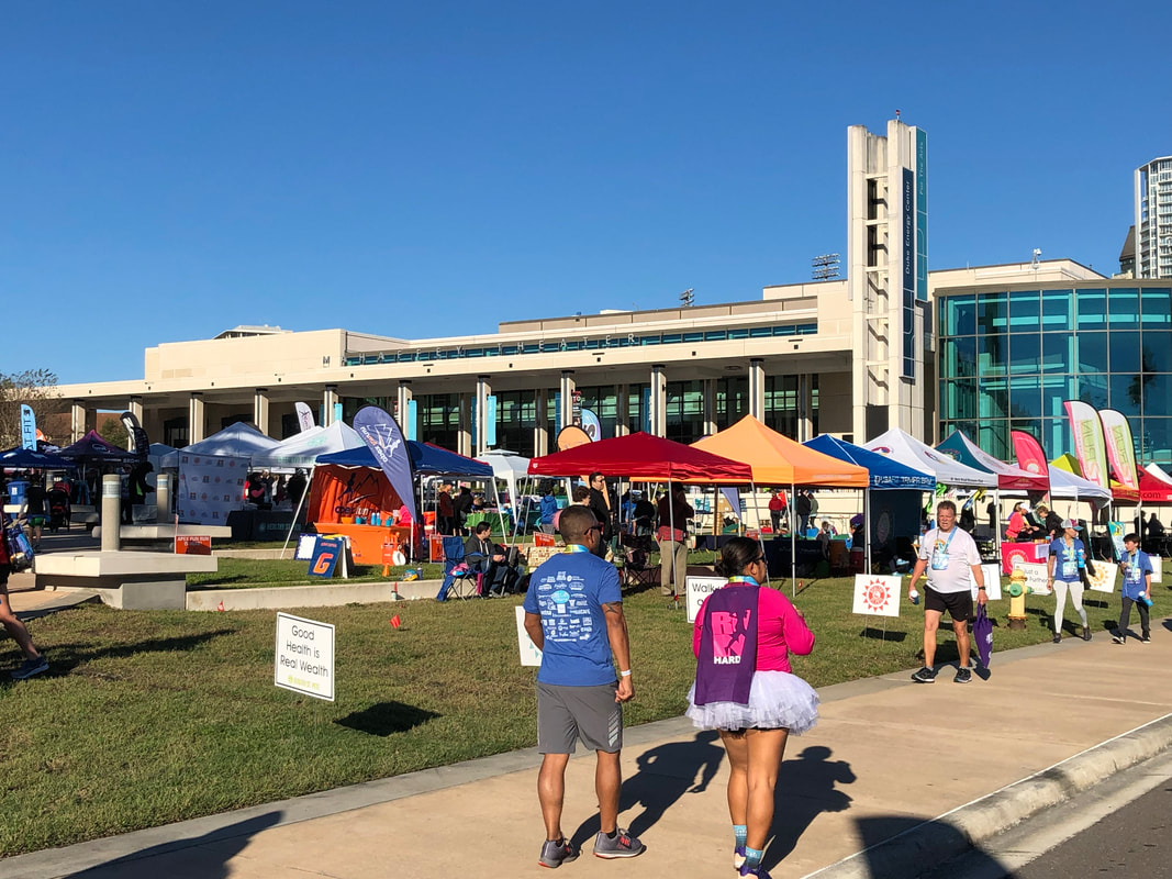 The St Pete Run Fest outdoor Expo