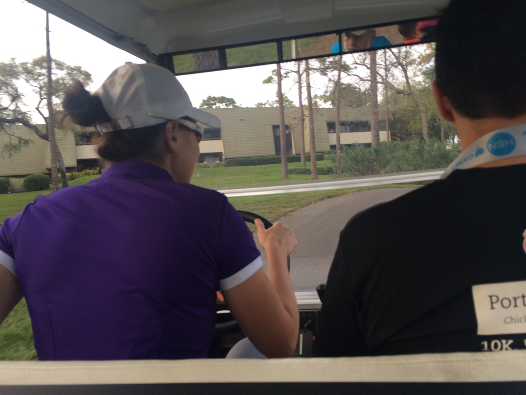 2017 Par4Miler golf cart shuttle.
