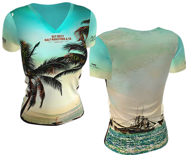 2019 Ladies Key West Half and 5K shirt