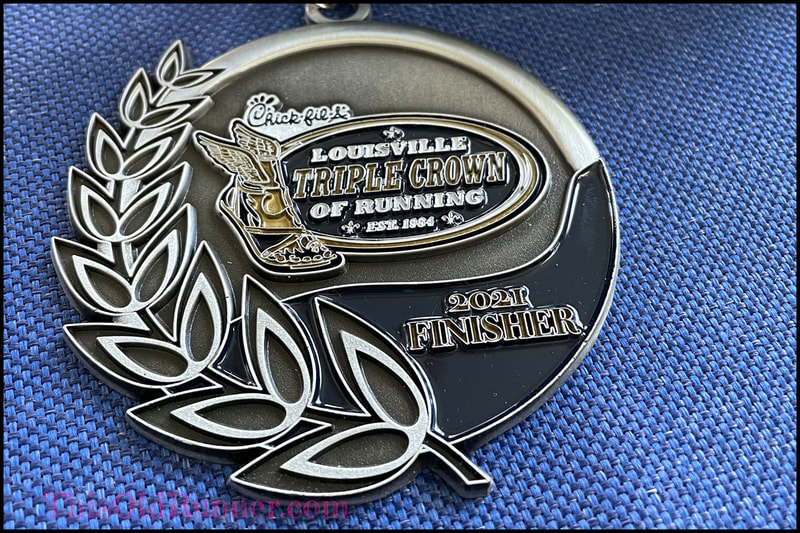 2021 Louisville Triple Crown of Running Finisher Medal