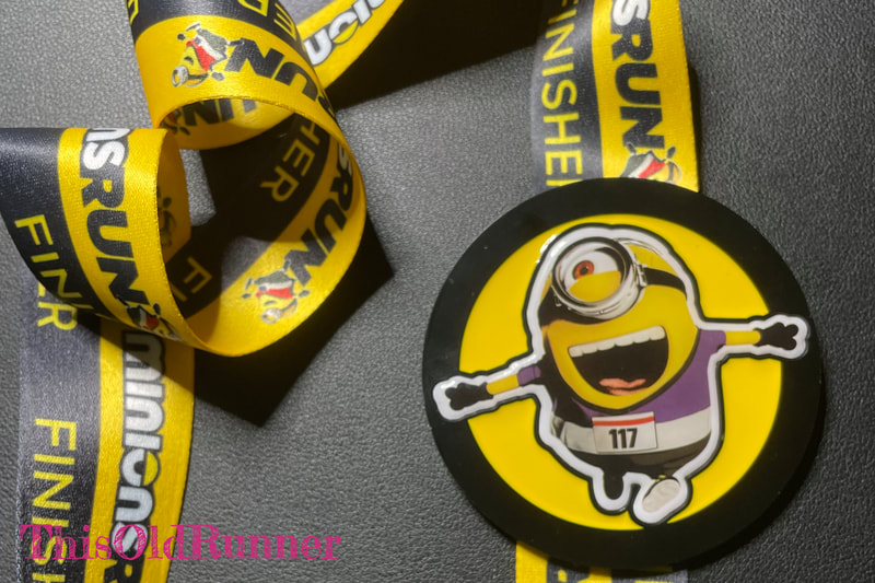 Finisher Medal for the 2022 Minions Run!