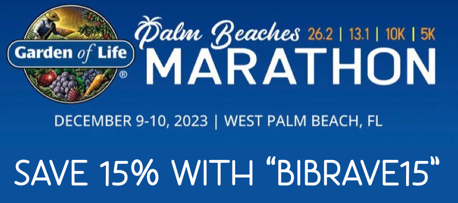 Discount code for Palm Beaches 2023 Marathon, Half Marathon, 10K and 5K.