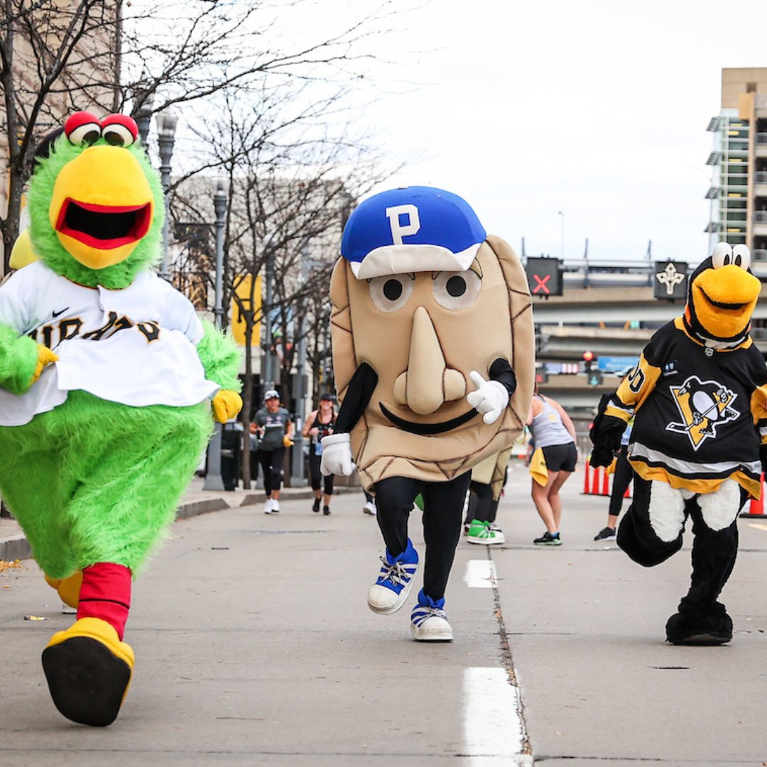 Pittsburgh Parrot, Pierogie and Iceburgh Mascots