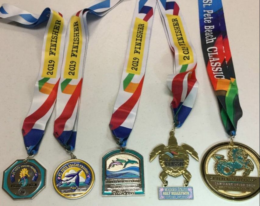 2019 medals for the St Pete Beach Classic races on January 19 and 20.
