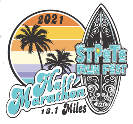 St Pete Run Fest logo for the half marathon.