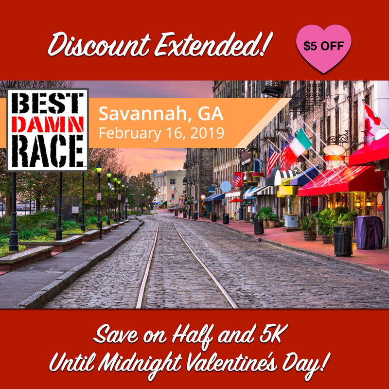 Discount code for Best Damn Race Savannah on Feb. 16, 2019