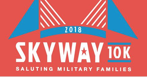 Logo for the #Skyway10K race in St. Petersburg, FL