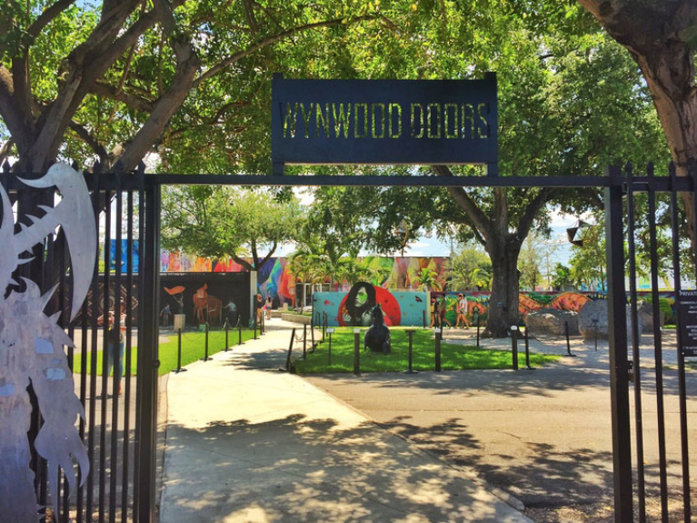 Wynwood Doors outdoor museum in Miami.