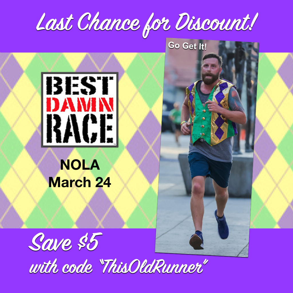 Save $5 on the Best Damn Race 5K or Half in New Orleans on March 24, 2019.