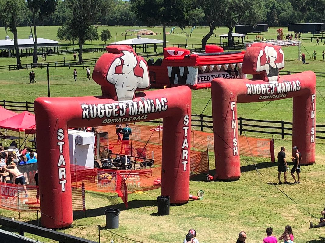 Start and Finish Lines at Rugged Maniac Dade City, FL